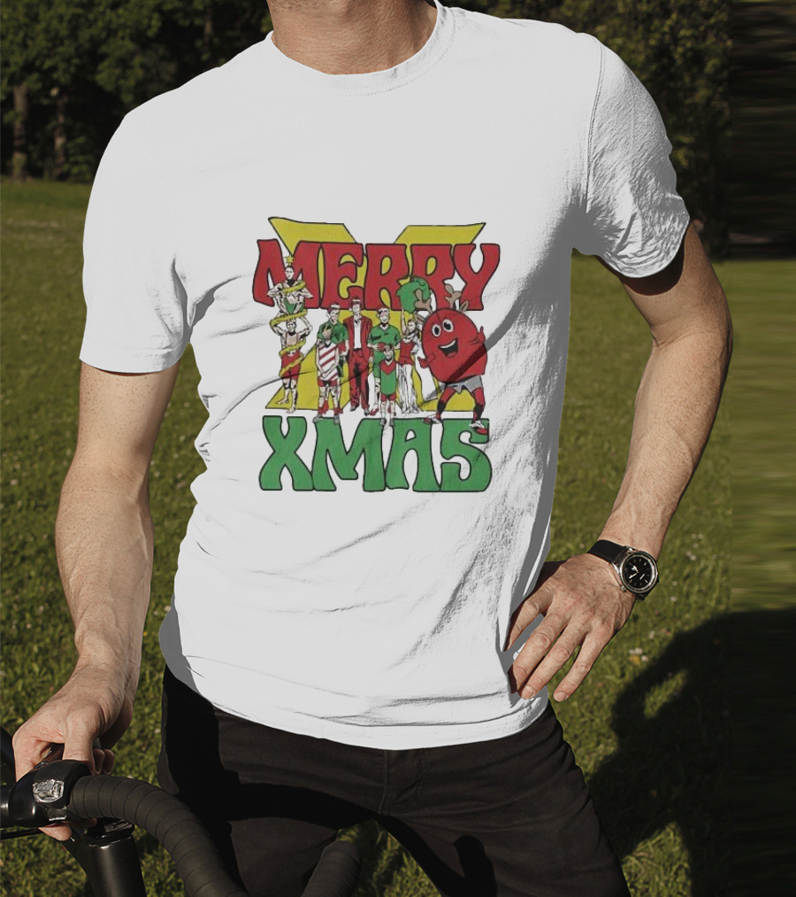 Merry Xmas X-Footy Christmas T-Shirt