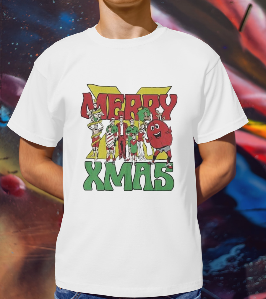 Merry Xmas X-Footy Christmas T-Shirt