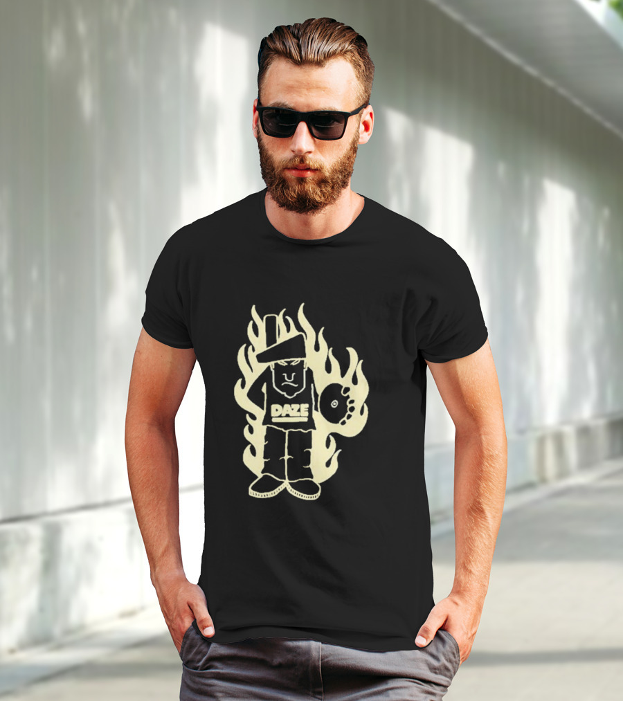 Daze Flame Vinyl Haywire For Better Or For Worse T-Shirt