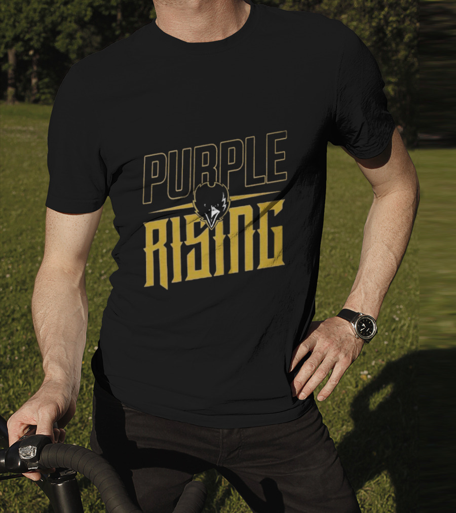 Purple Rising Baltimore Football Ravens Fans T-Shirt