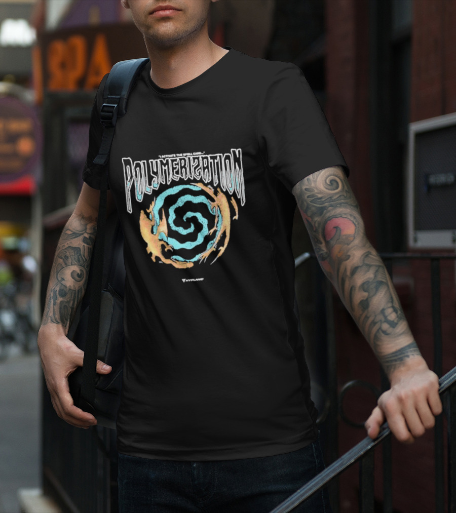 Activate The Spell Card Polymerization Spiral Design Nyland T-Shirt
