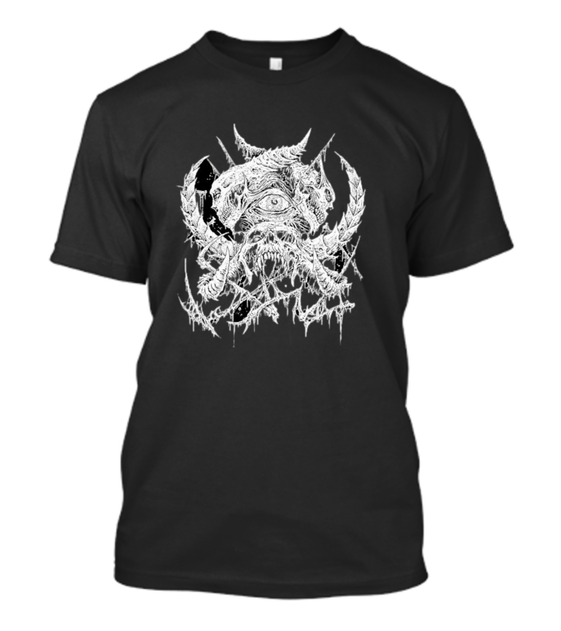 Whitechapel Doom Black Single Eye Monster Icon T-Shirt
