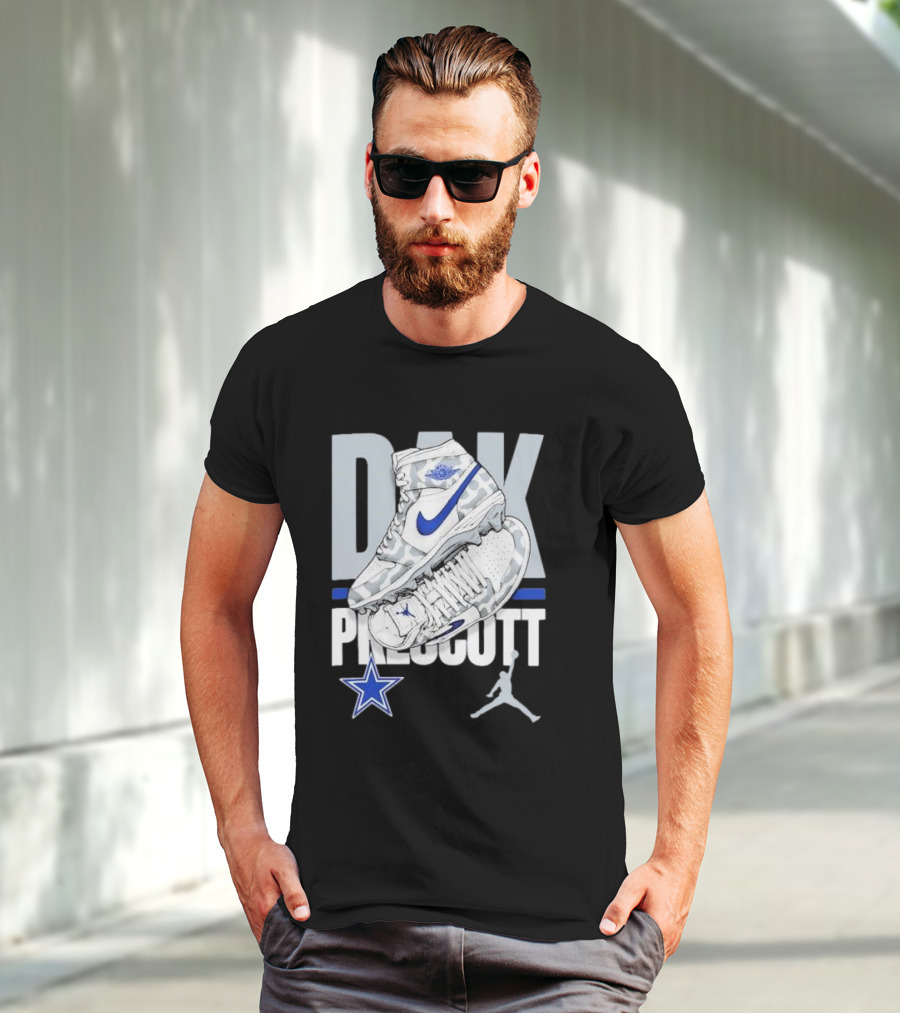 Dak Prescott Dallas Cowboys Jordan Brand Kicks Player Youth T-Shirt