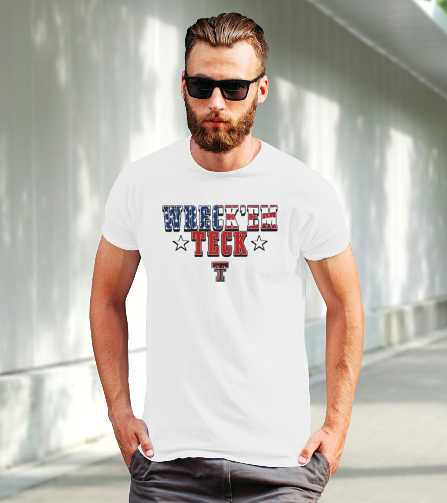 Wreck’em Tech Texas Stars TTU Sports T-Shirt