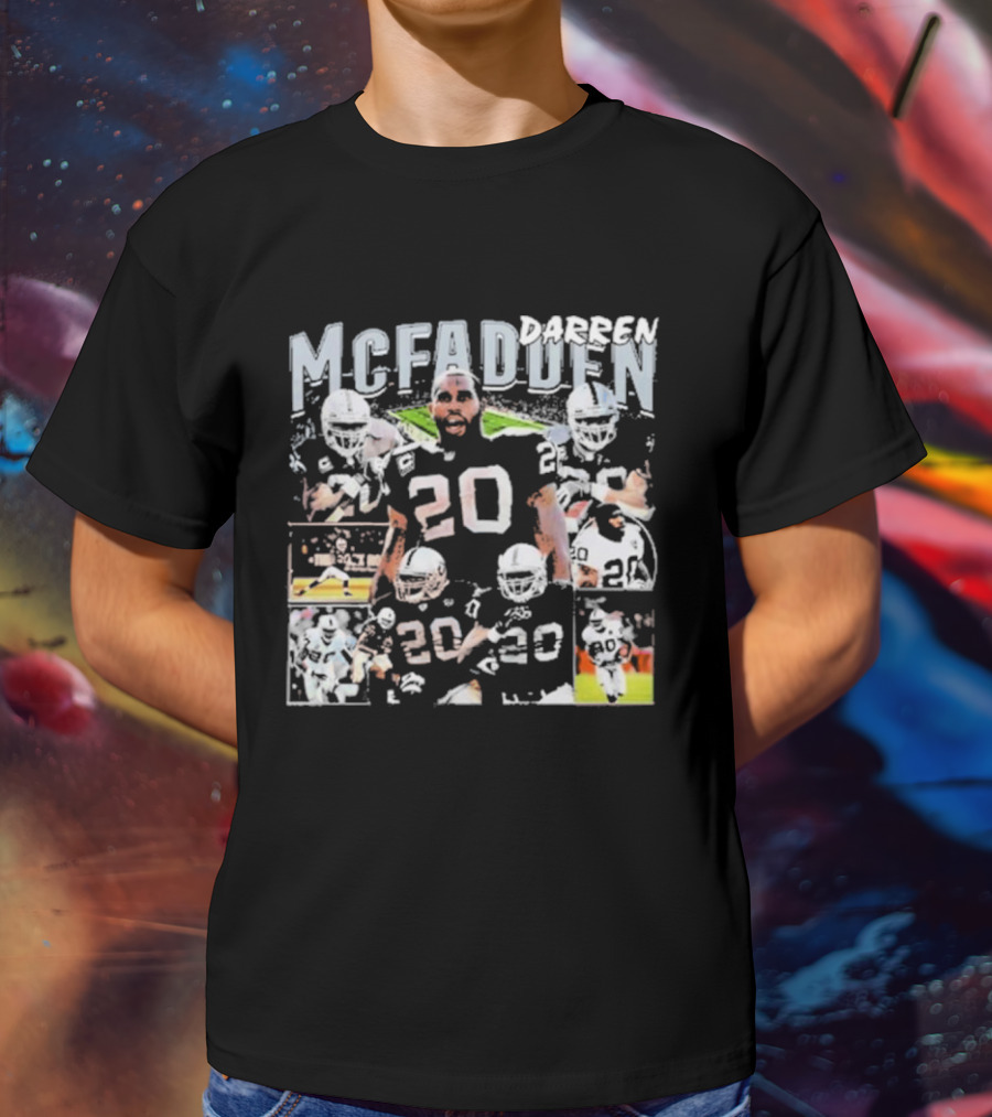 Darren McFadden Raider McFadden 20 Football Highlights T-Shirt