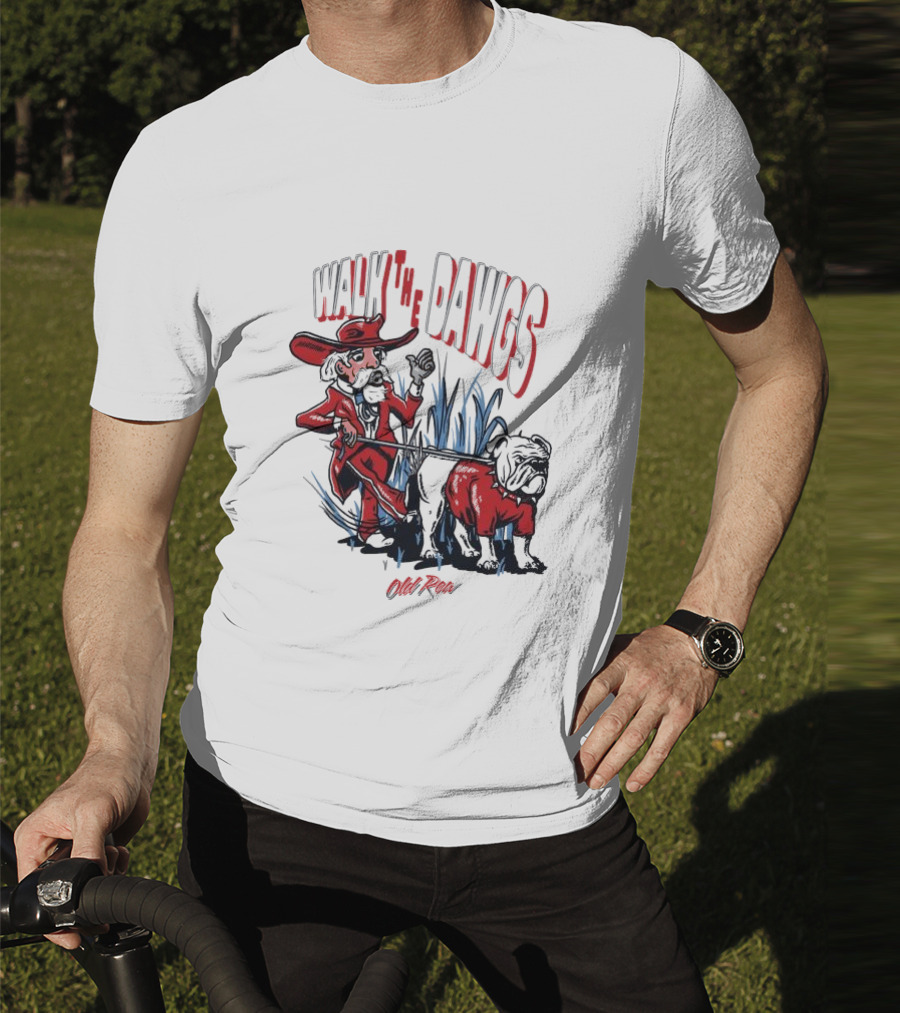 Walk The Dawgs Old Row Bulldog Cowboy T-Shirt