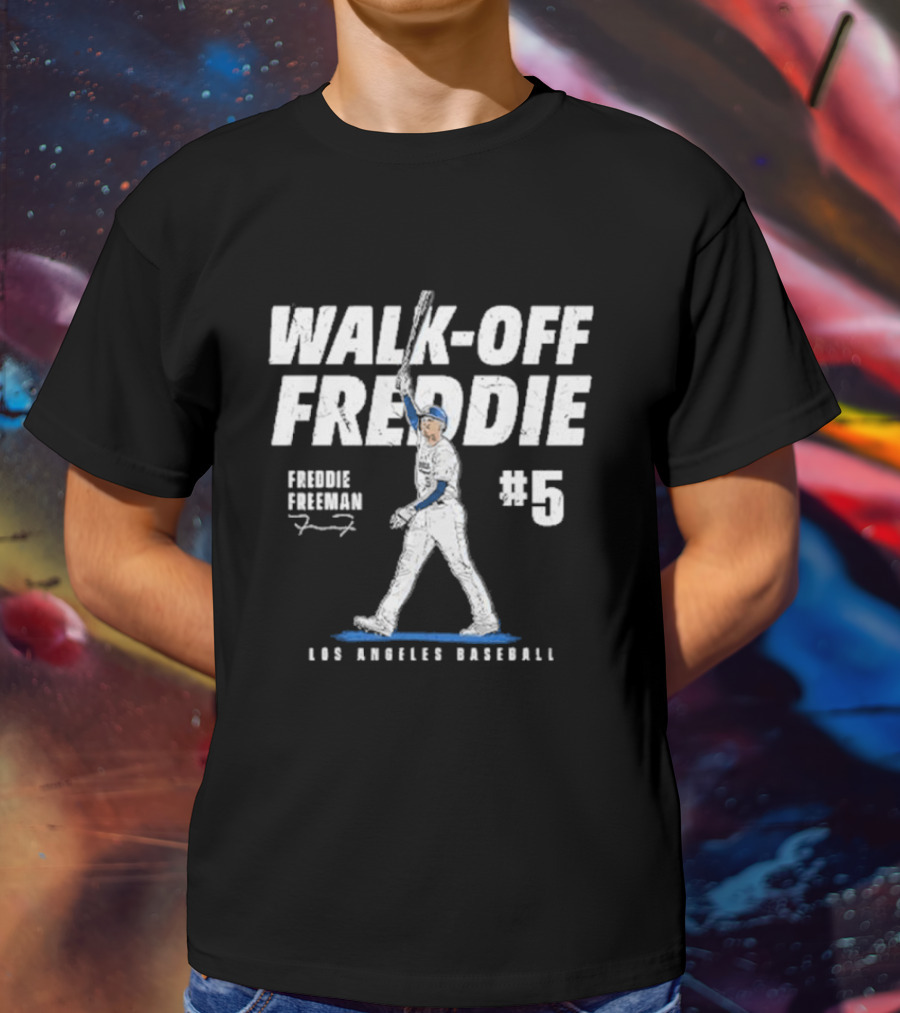 Walk-Off Freddie Freeman #5 Los Angeles Baseball T-Shirt
