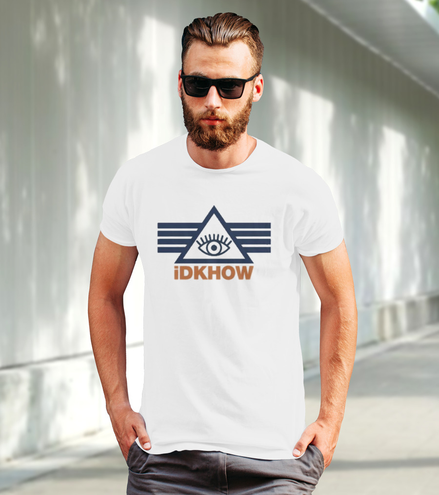 IDKHOW Triangle Eye Stripes T-Shirt