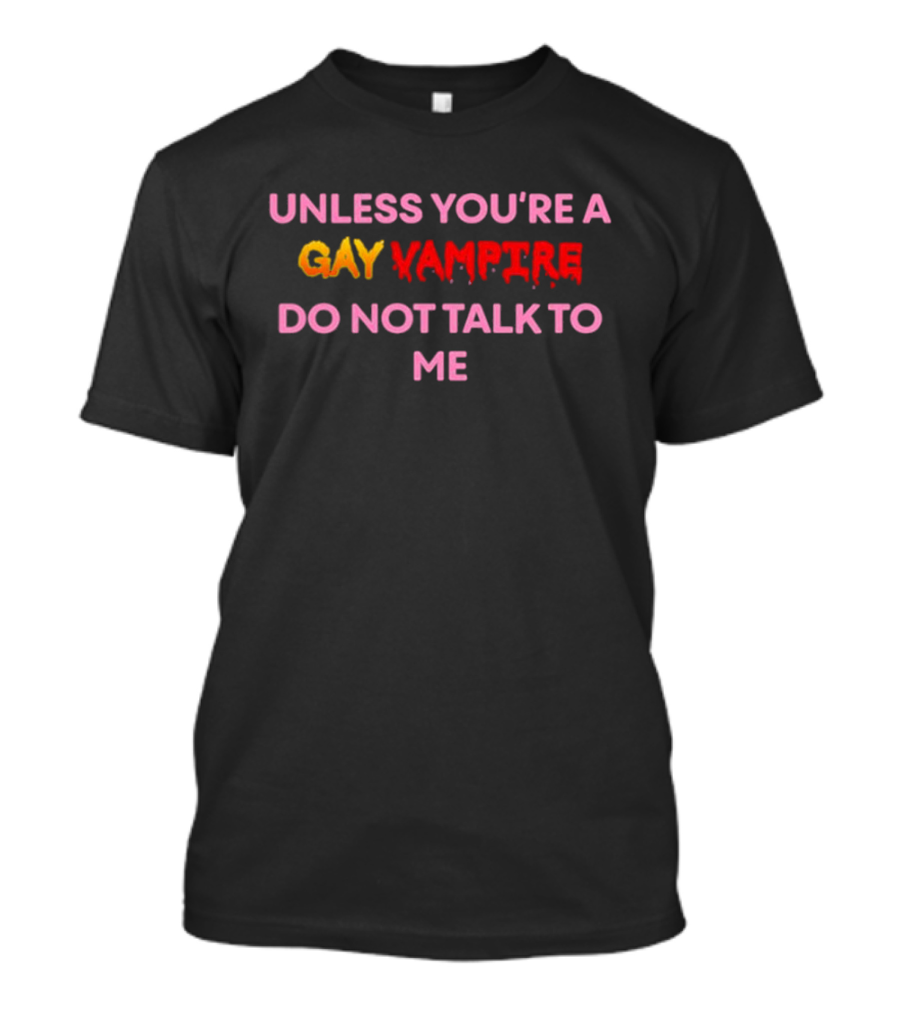 Unless You're A Gay Vampire Do Not Talk To Me T-Shirt