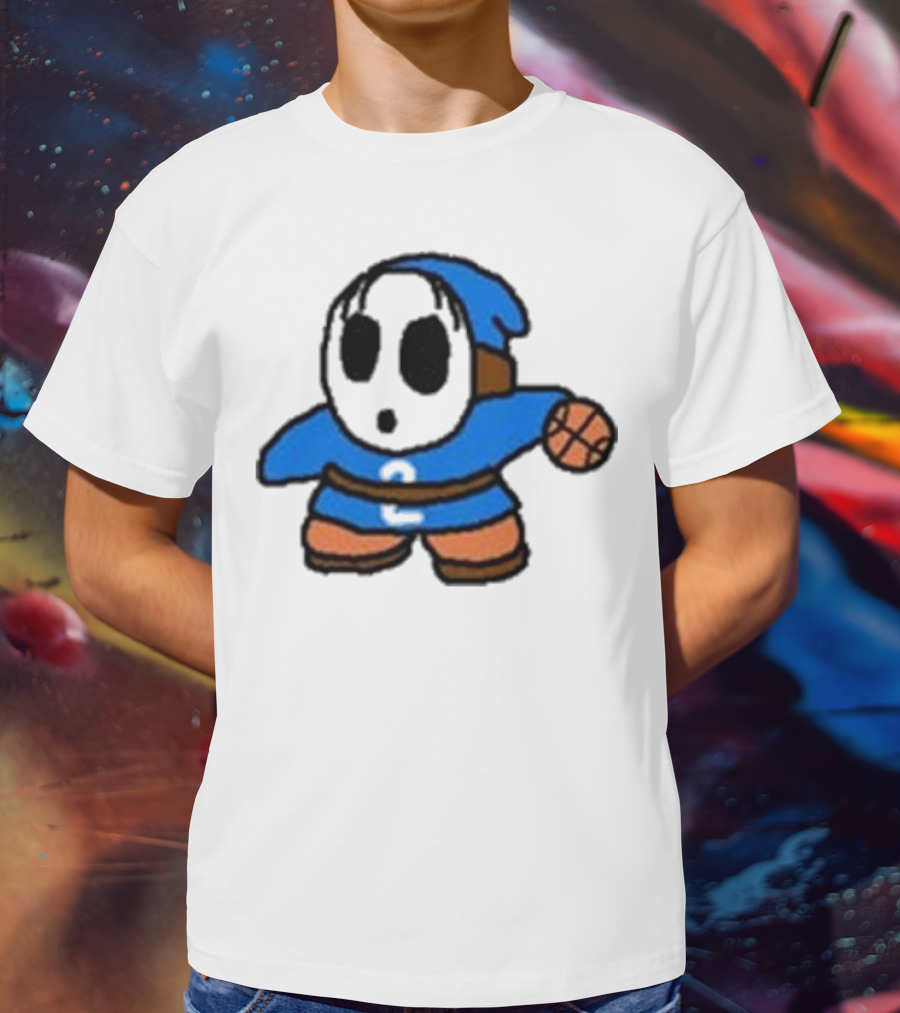 Shy Gilgeous Alexander Basketball Shy Guy Blue 2 T-Shirt