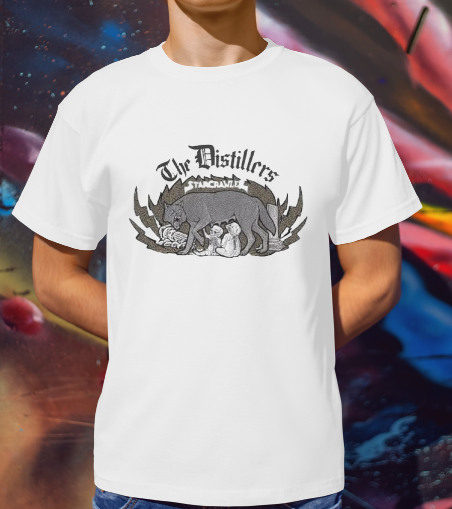 The Distillers Starcrawler Wolf And Child T-Shirt