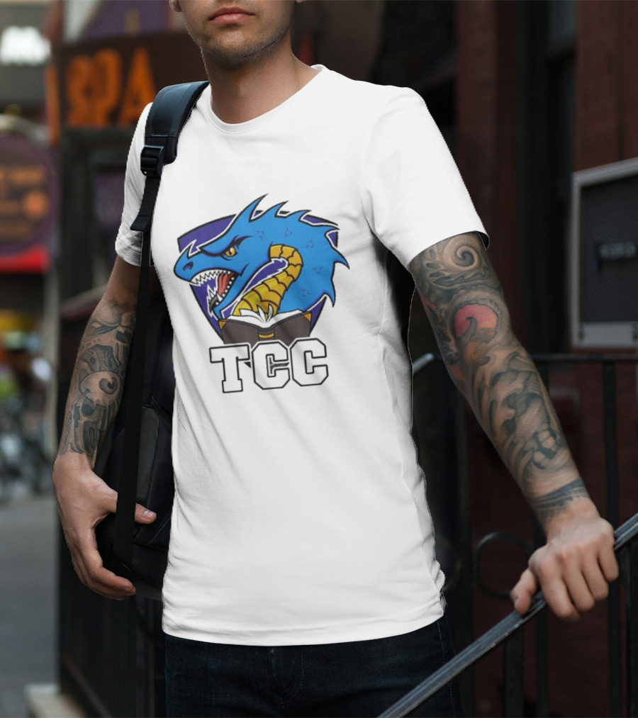 Tolarian Community College Sportsball Dragon Emblem TCC T-Shirt