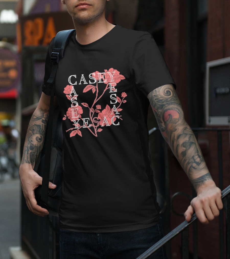 Casey The Band Where I Go When I Am Sleeping Floral Roses T-Shirt