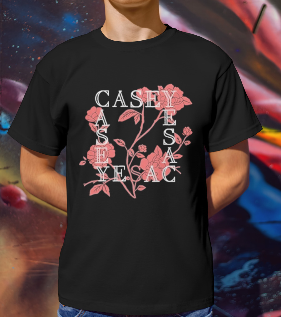 Casey The Band Where I Go When I Am Sleeping Floral Roses T-Shirt