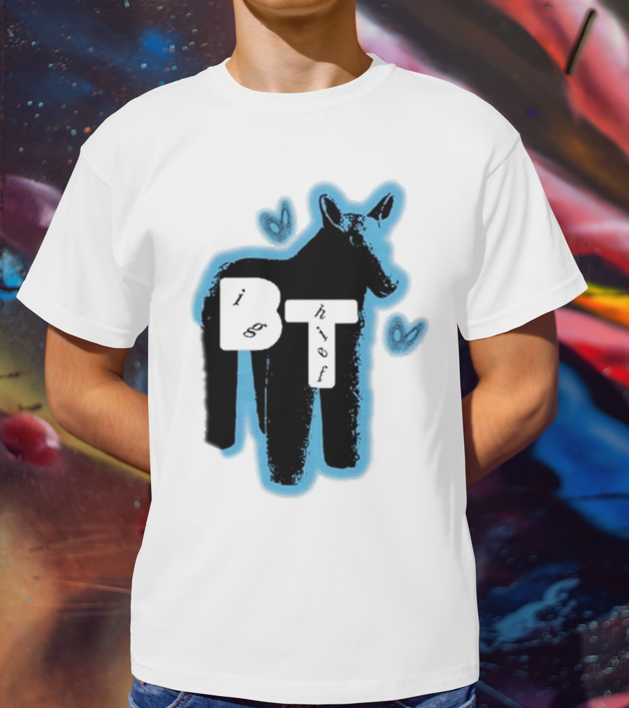 Big Thief BT Creature With Hearts T-Shirt