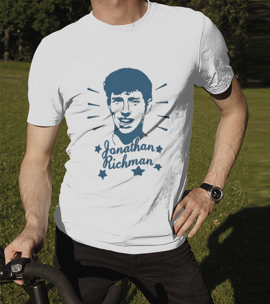 Jonathan Richman Surrounded By Stars And Radiating Light T-Shirt