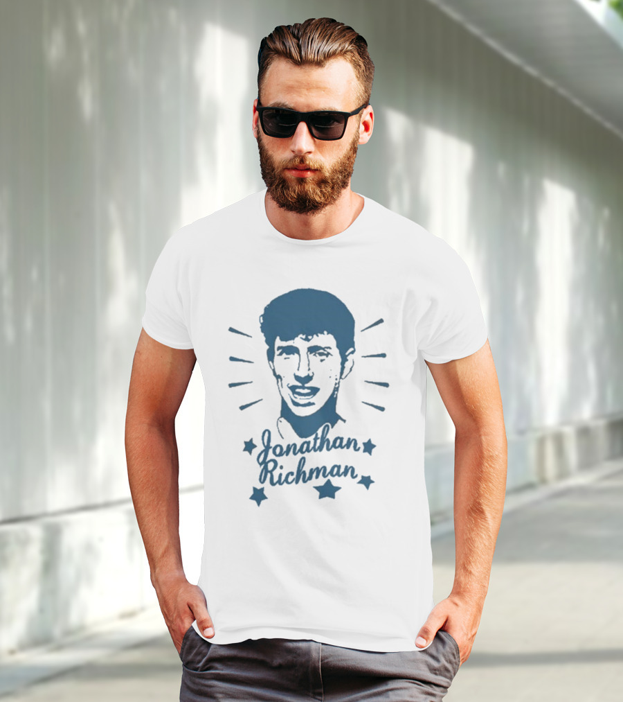 Jonathan Richman Surrounded By Stars And Radiating Light T-Shirt