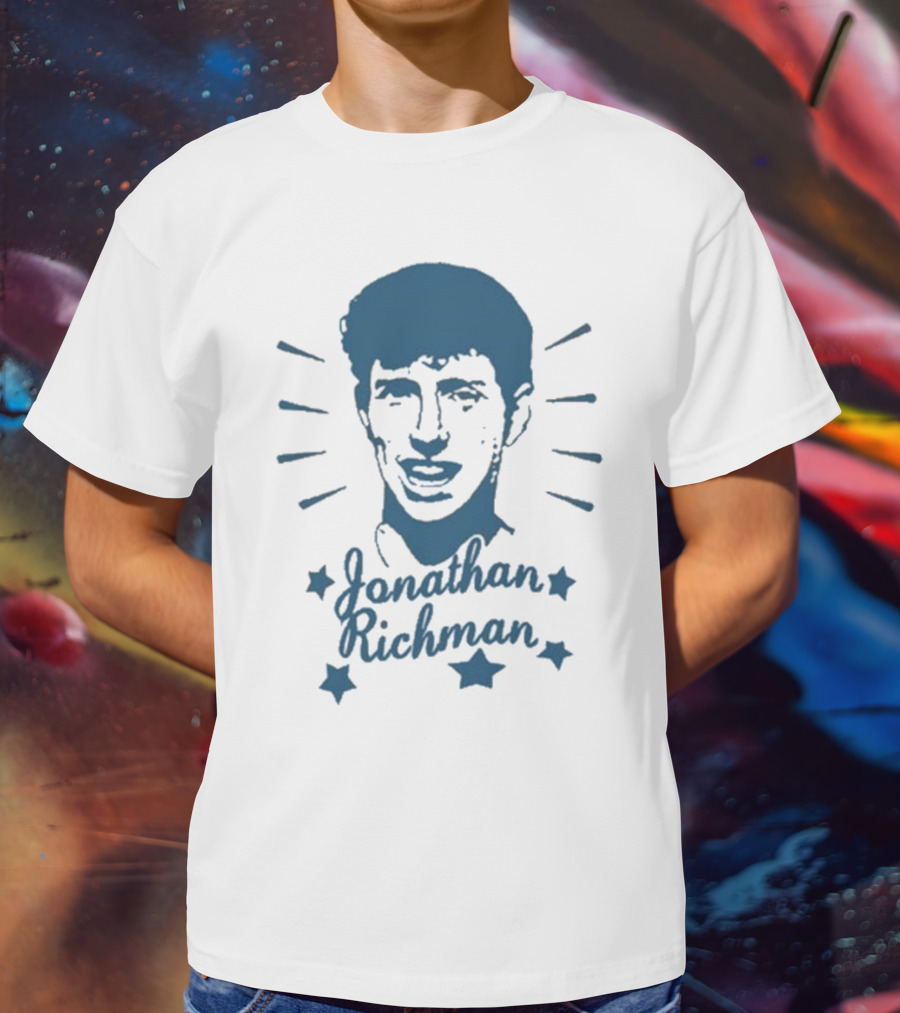 Jonathan Richman Surrounded By Stars And Radiating Light T-Shirt