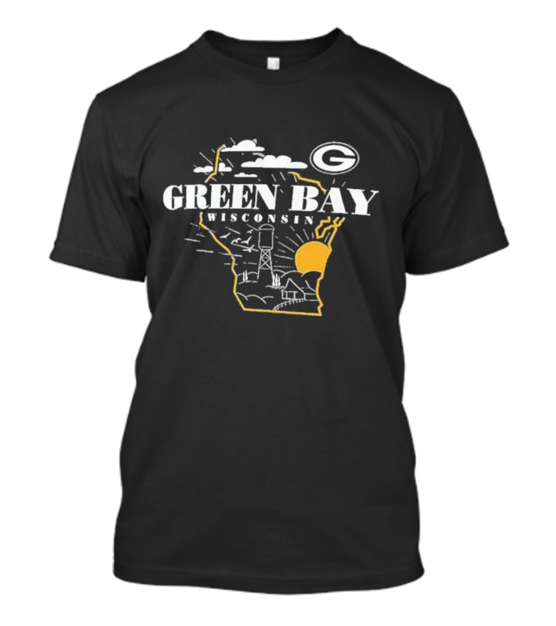 Packers Fanatics Green Bay Wisconsin T-Shirt