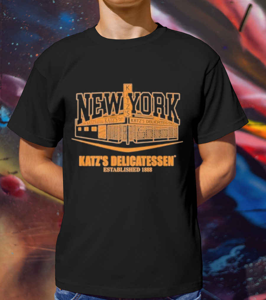 New York Knicks X Katz's Delicatessen Established 1888 Collaboration T-Shirt