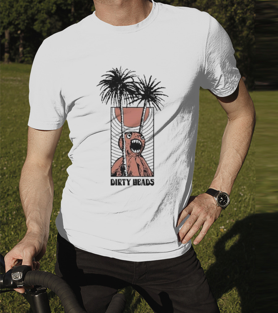 Dirty Heads Sun Scream Creature Palm Trees Holiday T-Shirt