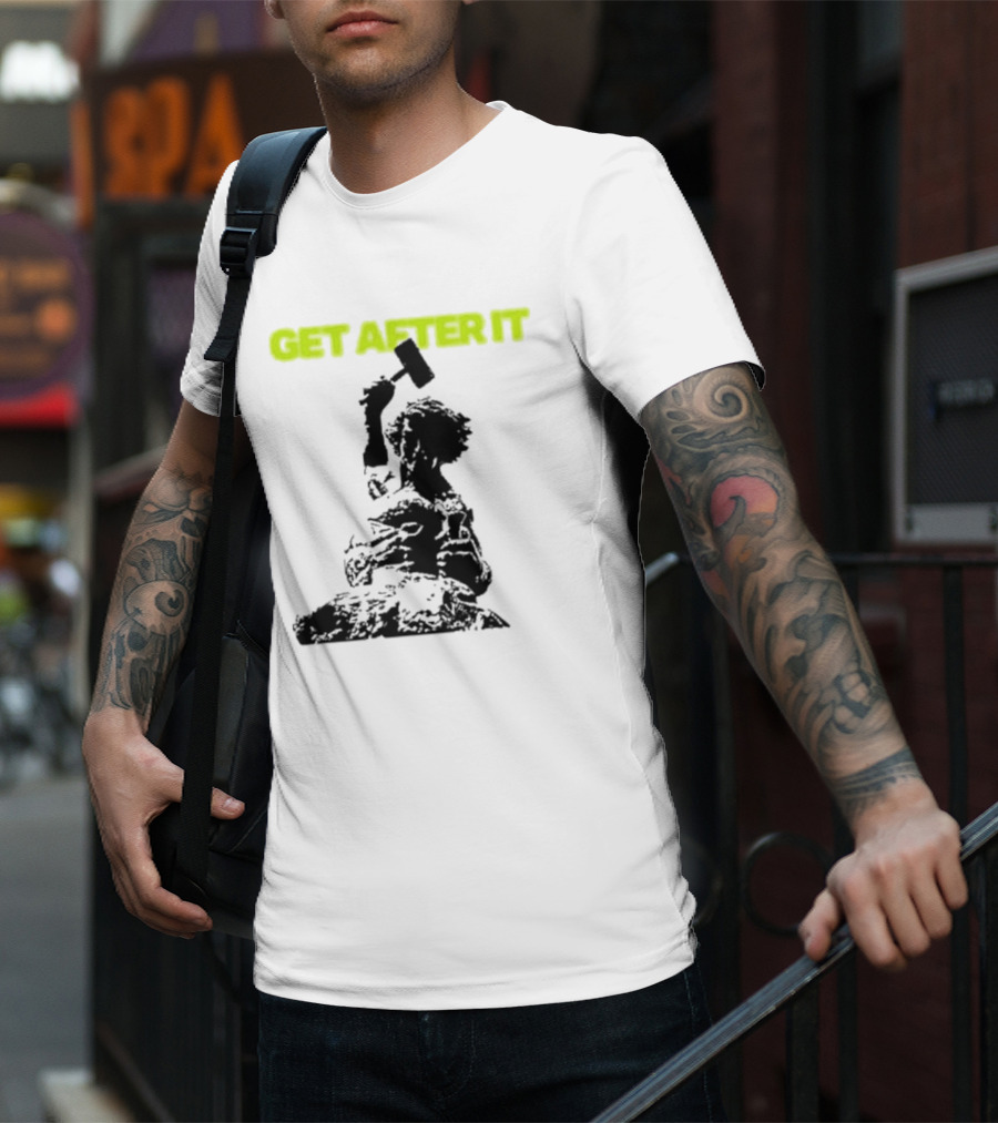 Get After It Rock Climbing Motivational Instrumentals T-Shirt