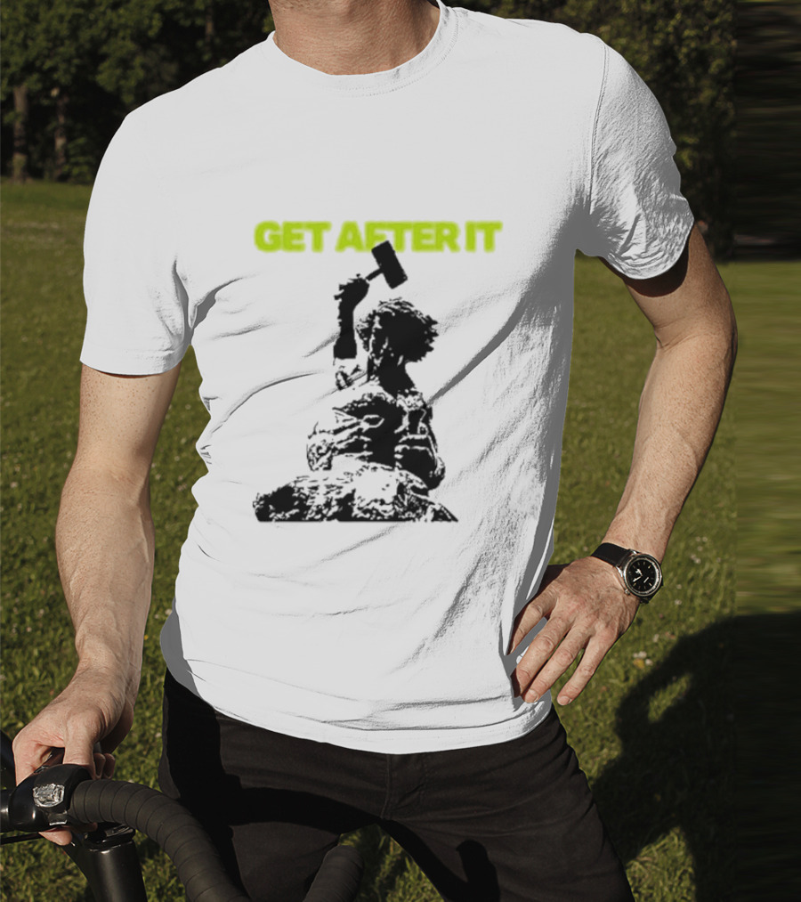 Get After It Rock Climbing Motivational Instrumentals T-Shirt