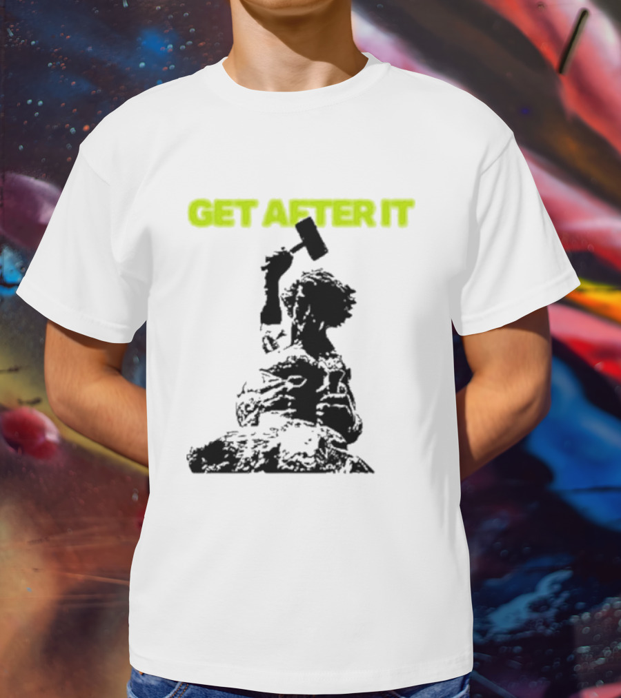 Get After It Rock Climbing Motivational Instrumentals T-Shirt