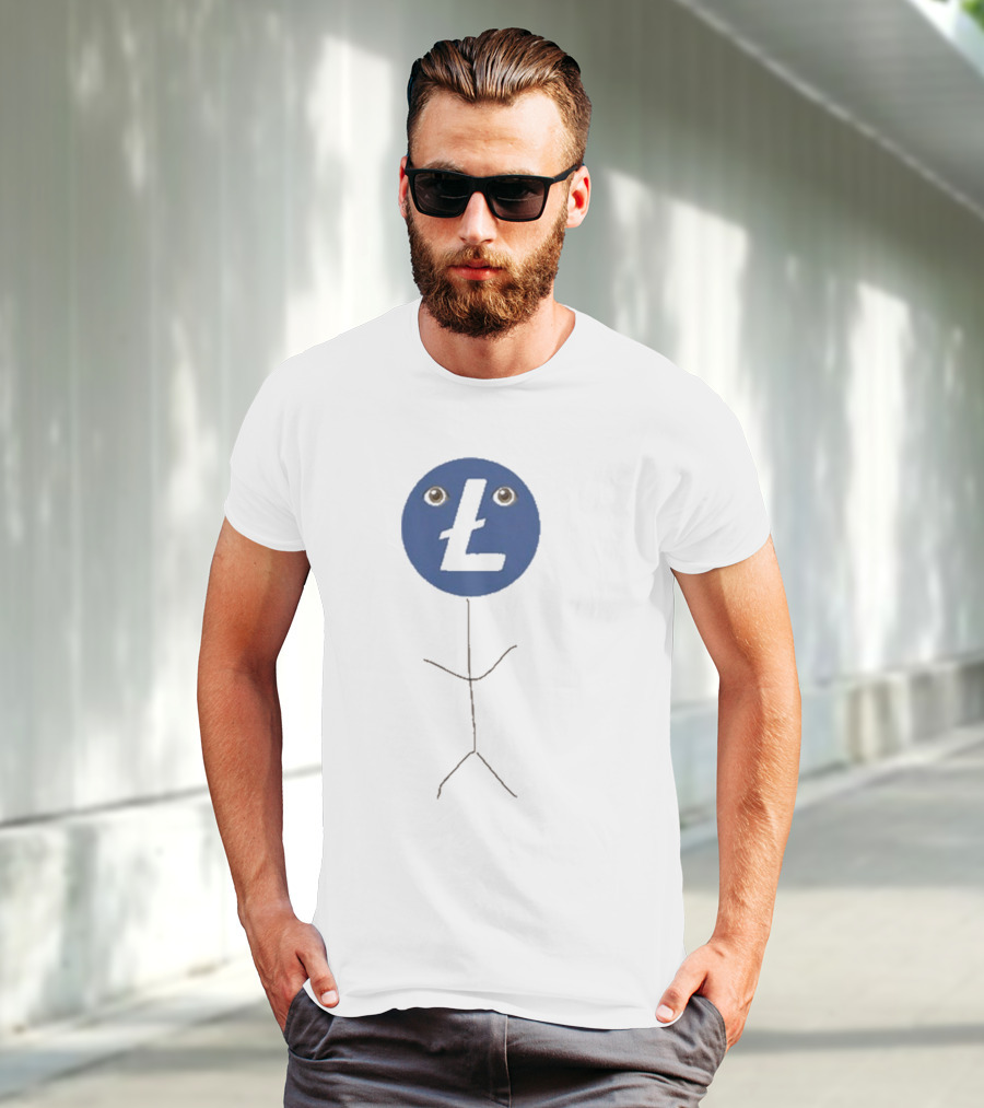 Litecoin Foundation Take The L Stick Figure T-Shirt