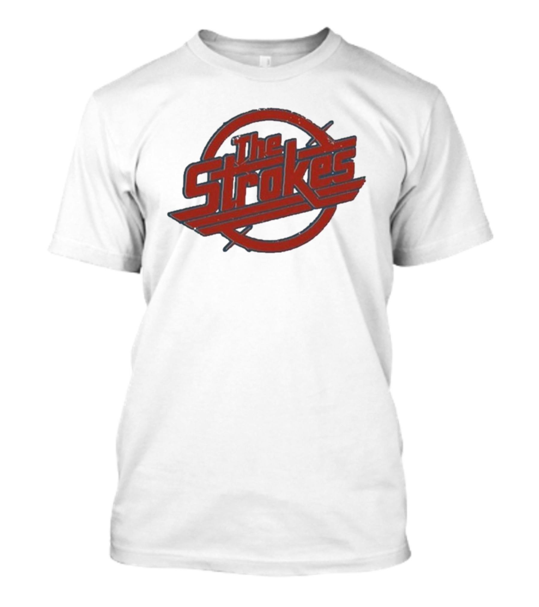 The Strokes Vintage Distressed Red Circle Magna Classic T-Shirt