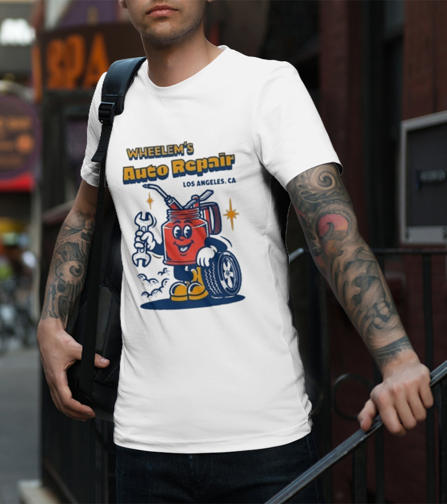 Wheelem's Auto Repair Los Angeles CA T-Shirt
