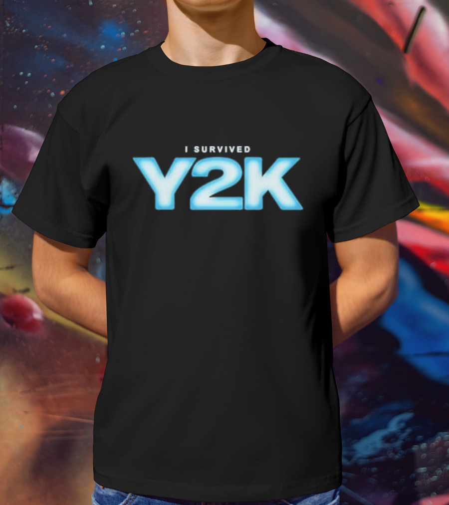 A24 I Survived Y2K 2000s Nostalgia T-Shirt