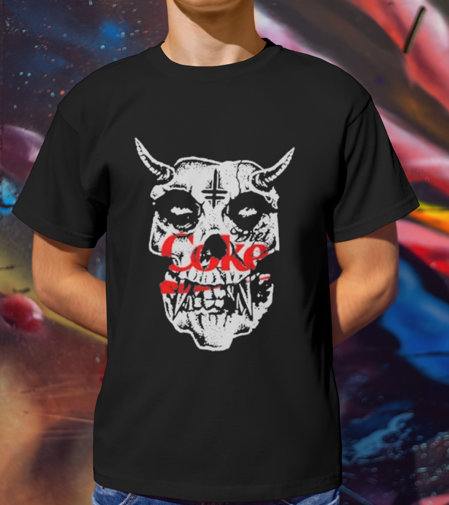Captain Howdy Diet Coke Skull T-Shirt