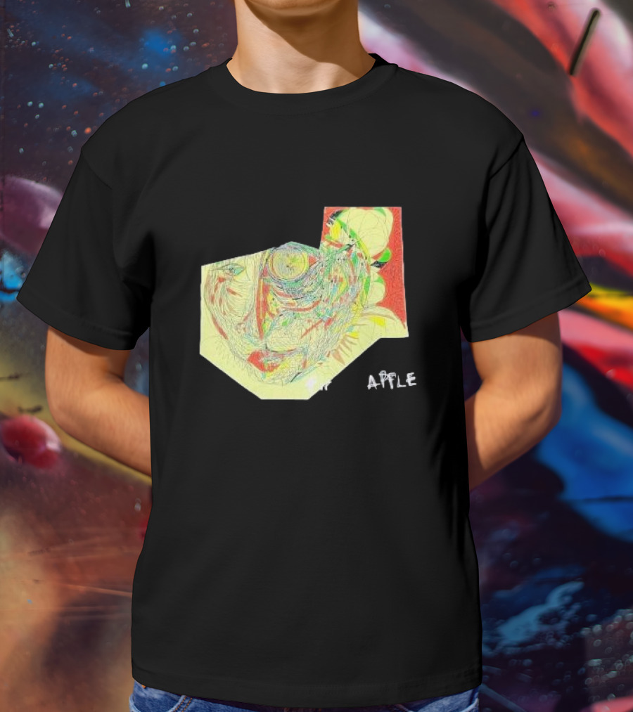 Fiona Apple The Idler Wheel Abstract Artistic Geometric Drawing Multicolored Sketch T-Shirt