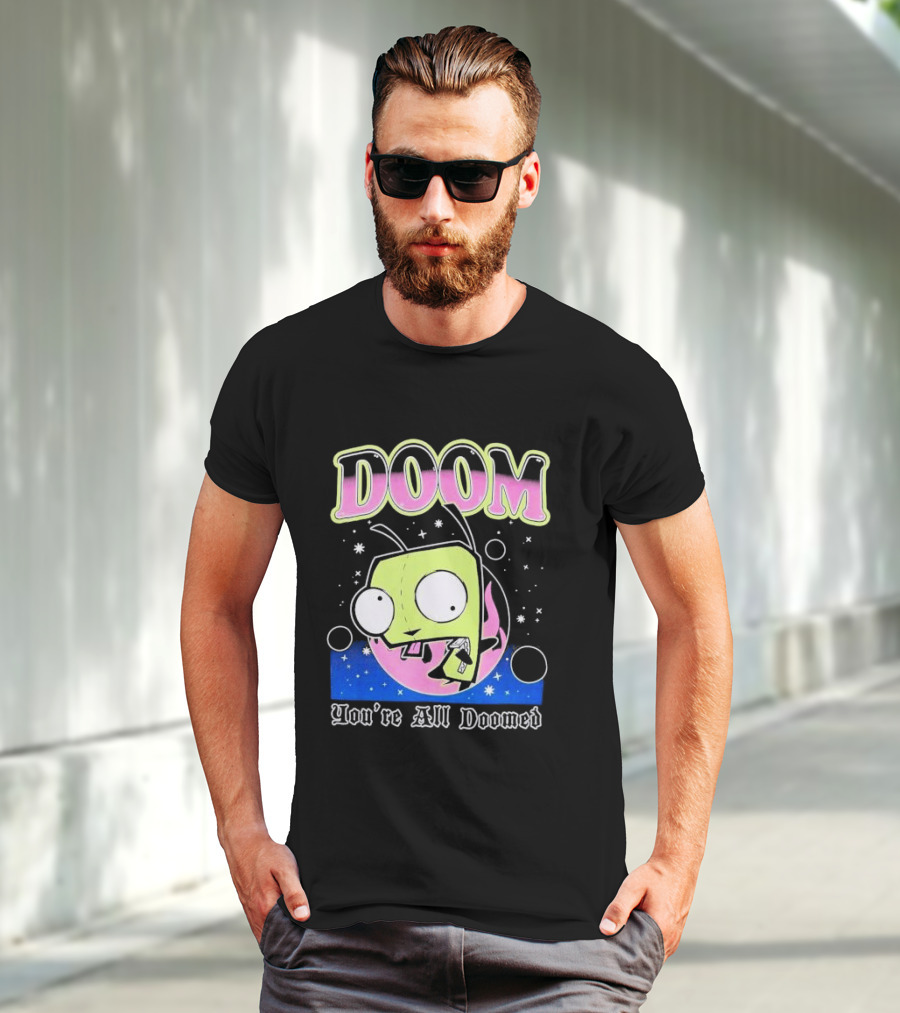 Invader Zim GIR Doom You're All Doomed Space T-Shirt