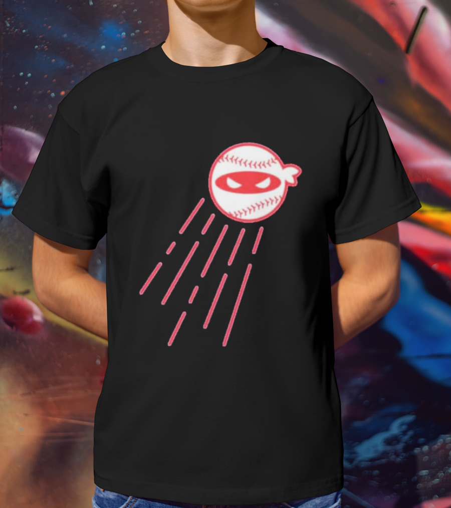 Los Angeles Dodgers Ninja Baseball Pitcher Retro T-Shirt