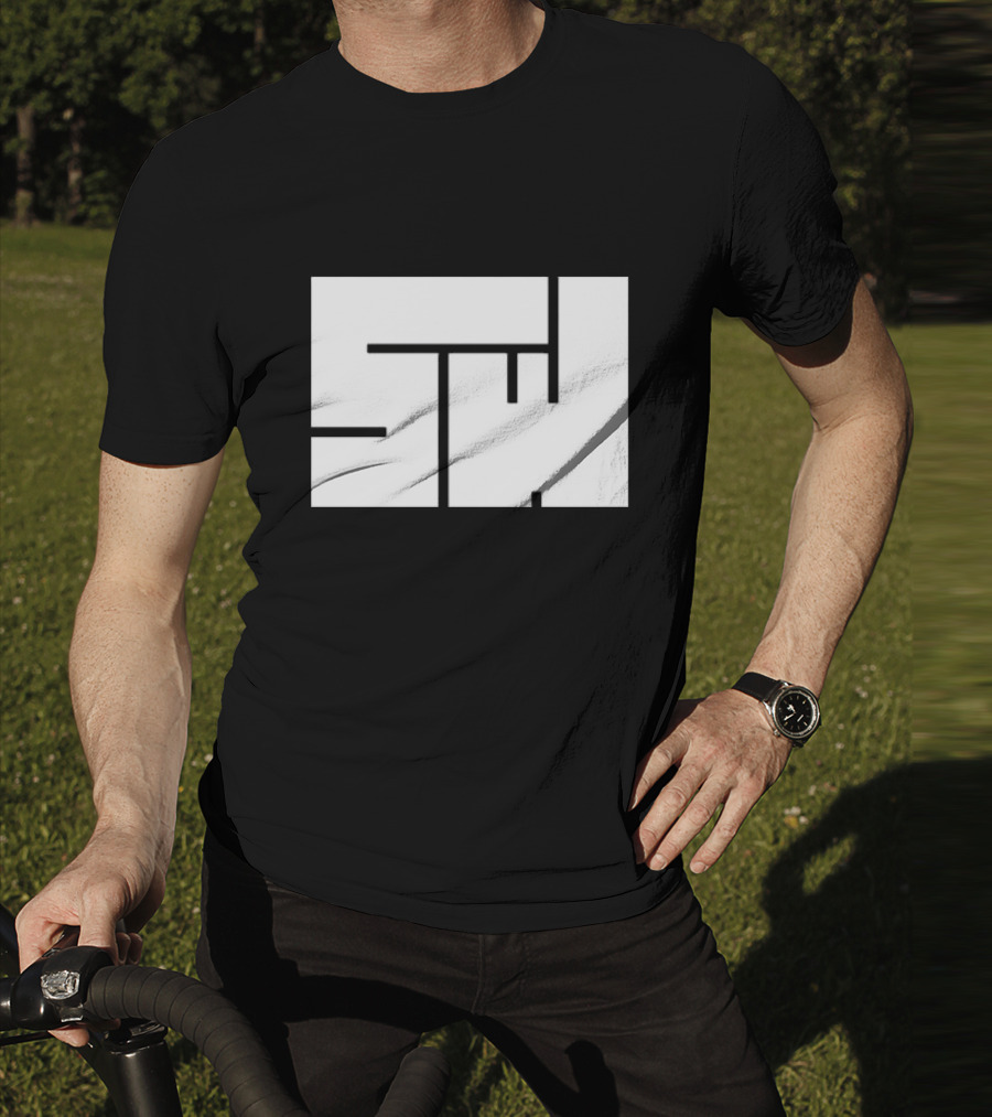 Sw Minimal Second Wind Puzzle Style Monogram T-Shirt