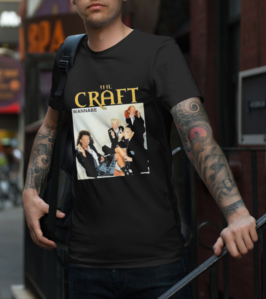 THE CRAFT WANNABE Spice Girls Parody School Girls Smoking Scene T-Shirt