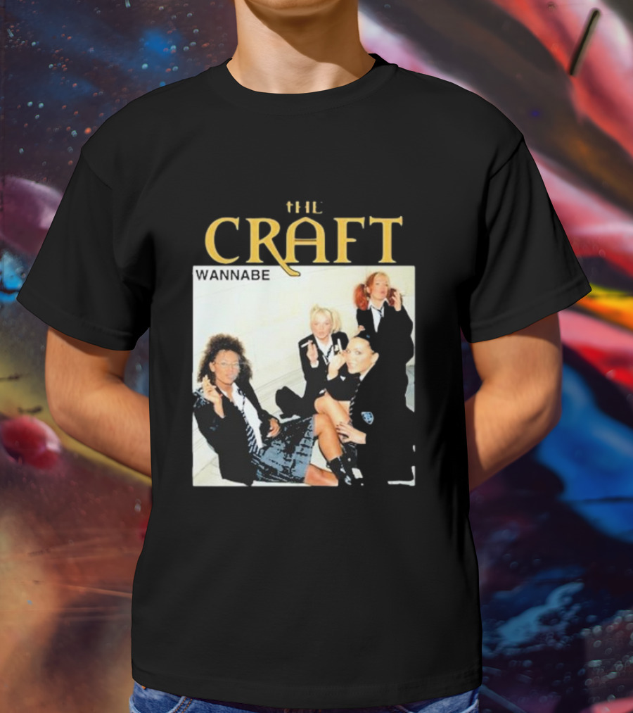 THE CRAFT WANNABE Spice Girls Parody School Girls Smoking Scene T-Shirt