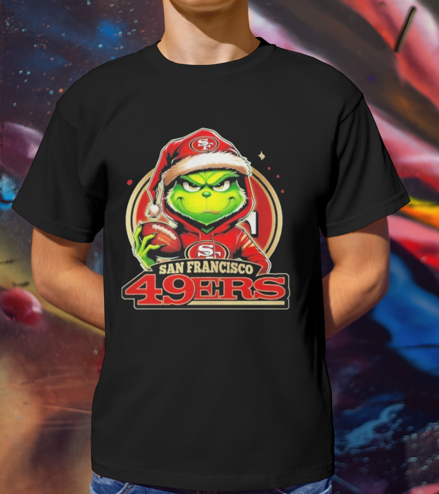 The Grinch San Francisco 49ers Football Mashup T-Shirt