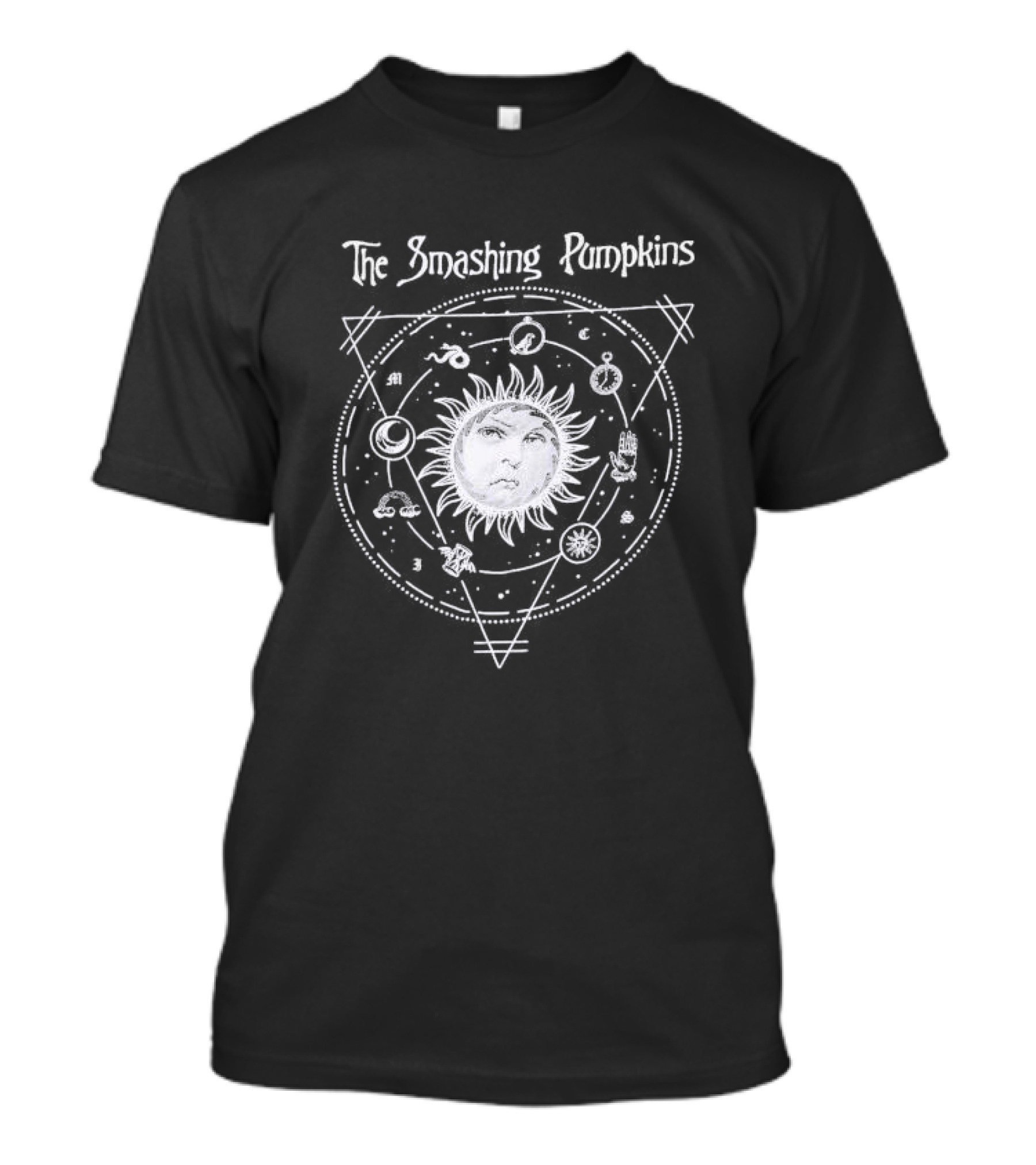 The Smashing Pumpkins Astrological Sun Chart And Symbols T-Shirt