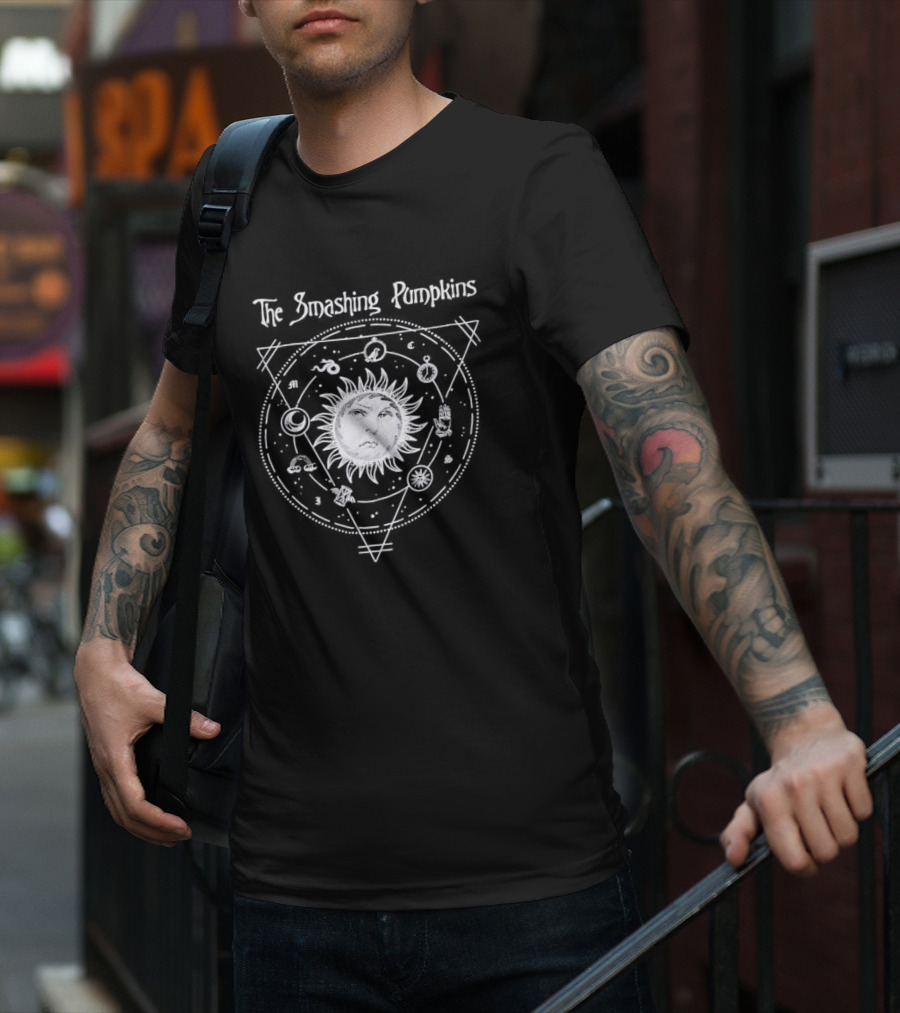 The Smashing Pumpkins Astrological Sun Chart And Symbols T-Shirt