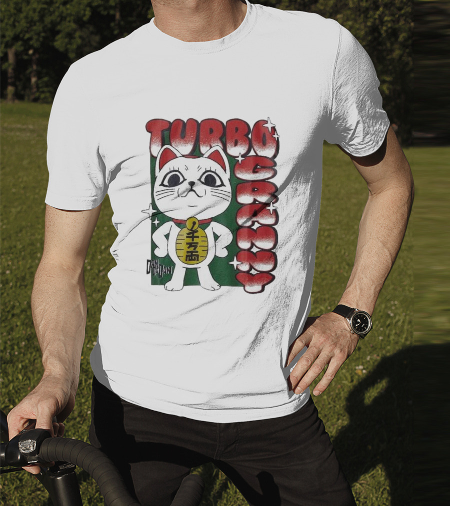 Dandadan Turbo Granny Lucky Cat T-Shirt