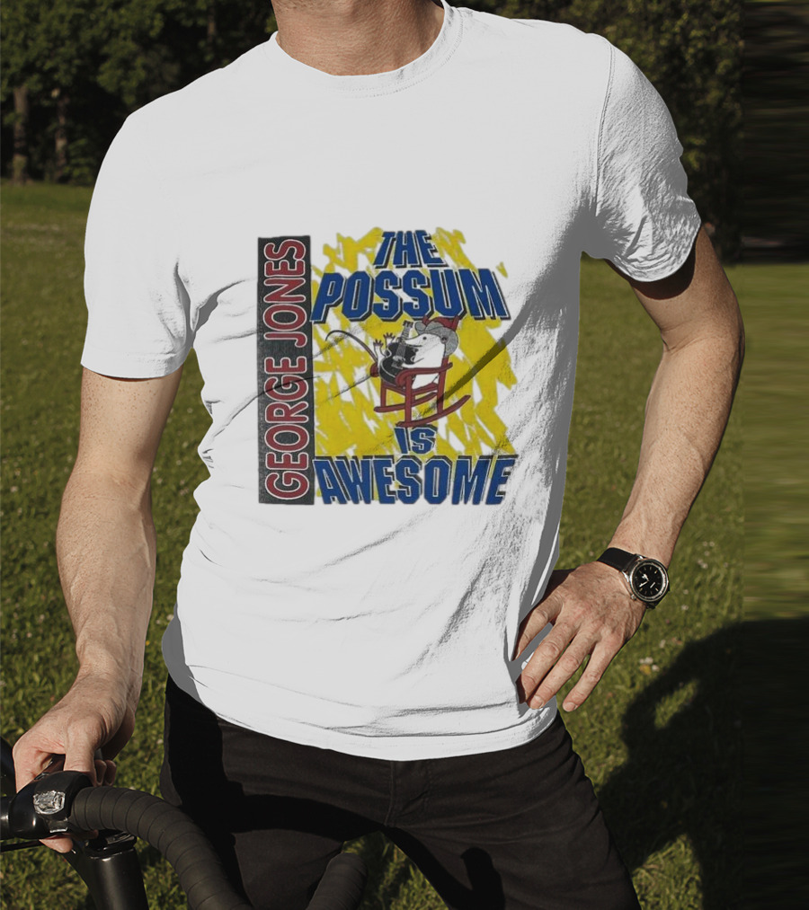 George Jones The Possum Is Awesome Rockin Chair T-Shirt