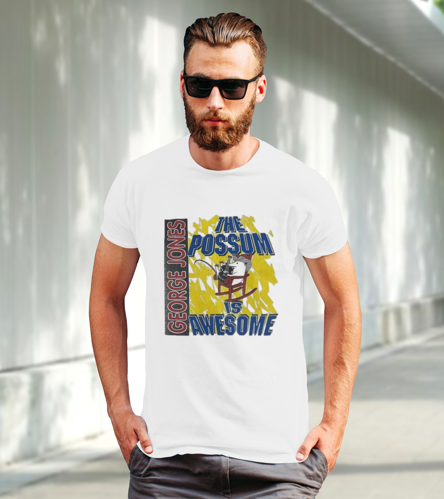 George Jones The Possum Is Awesome Rockin Chair T-Shirt