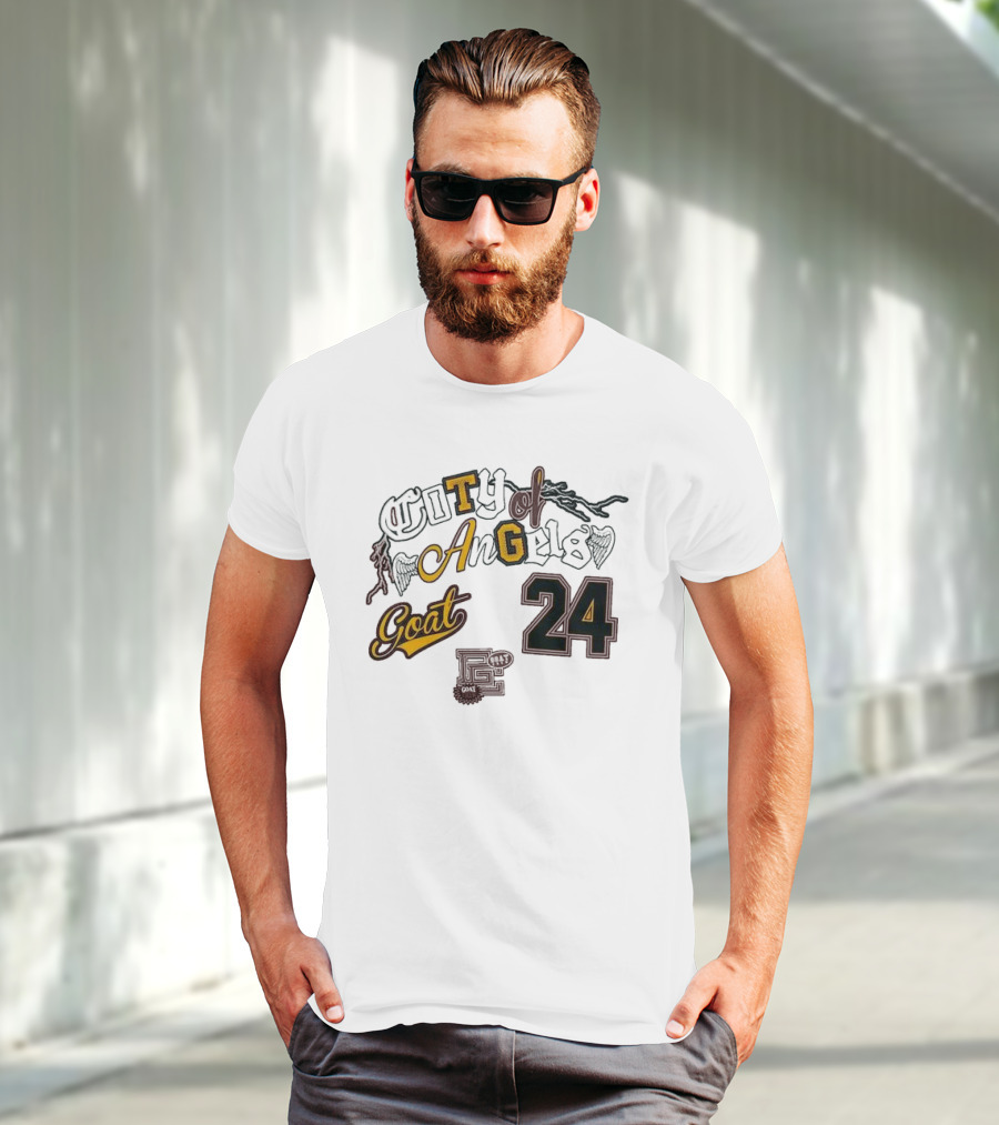 Goat Crew City Of Angels 24 Kobe Bryant Los Angeles T-Shirt