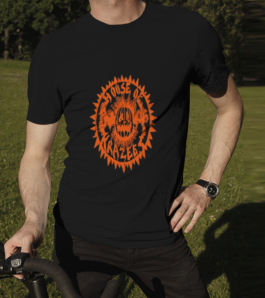House Of Krazee Sunburst Jack O'Lantern T-Shirt