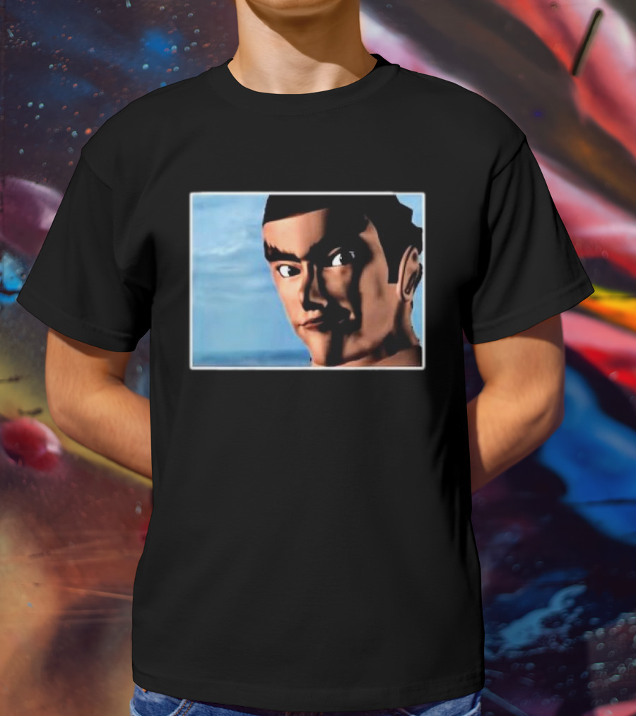 Tekken Kazuya Mishima Retro Image T-Shirt