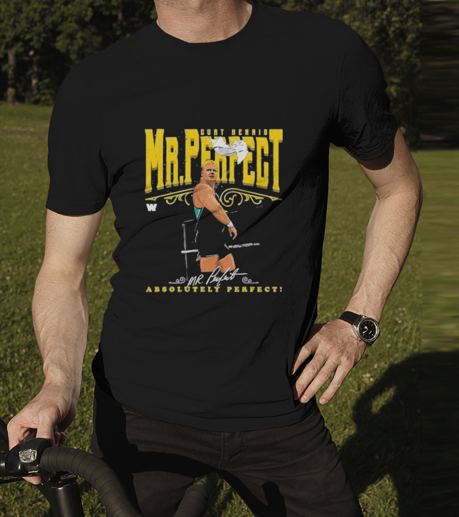 Curt Hennig Mr. Perfect Absolutely Perfect Wrestling T-Shirt