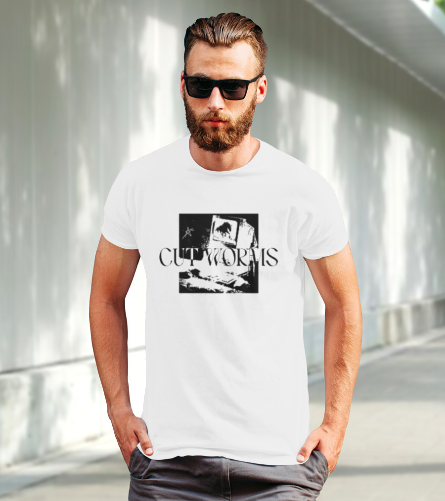 Cut Worms Horse Star TV Screen T-Shirt